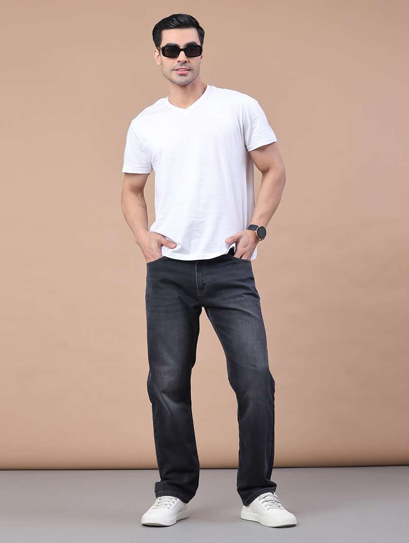 men washed mid rise full length jeans - 22271753 -  Standard Image - 4