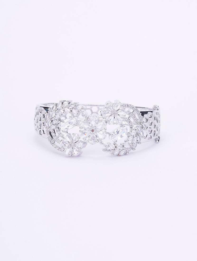 women cubic zirconia kada bracelet - 22271810 -  Standard Image - 1