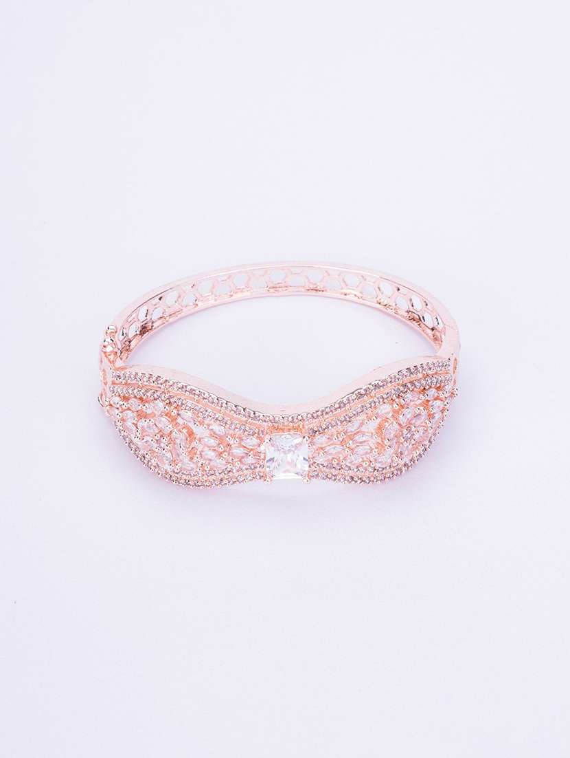 women cubic zirconia kada bracelet - 22271812 -  Standard Image - 1