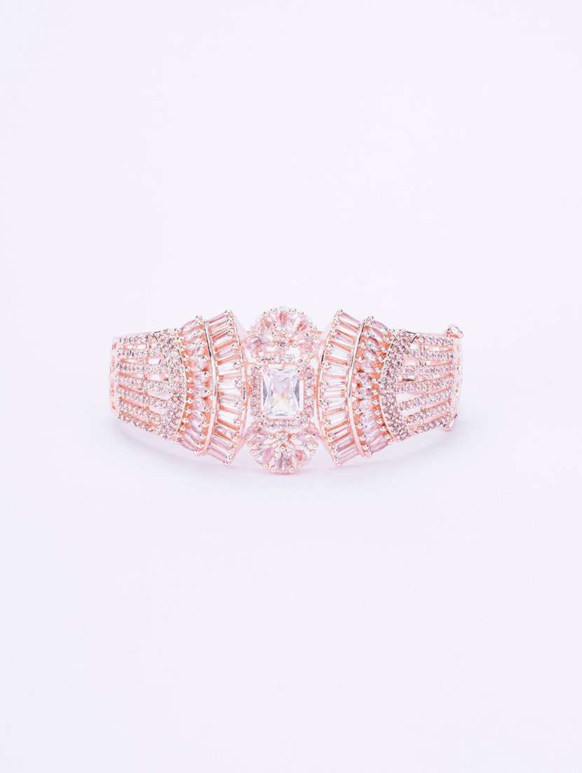 women cubic zirconia kada bracelet - 22271813 -  Standard Image - 1