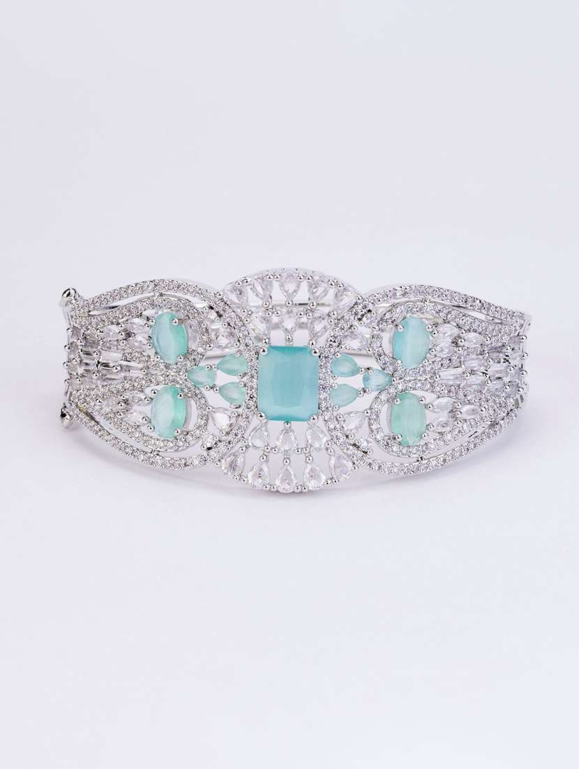 women cubic zirconia kada bracelet - 22271816 -  Standard Image - 1