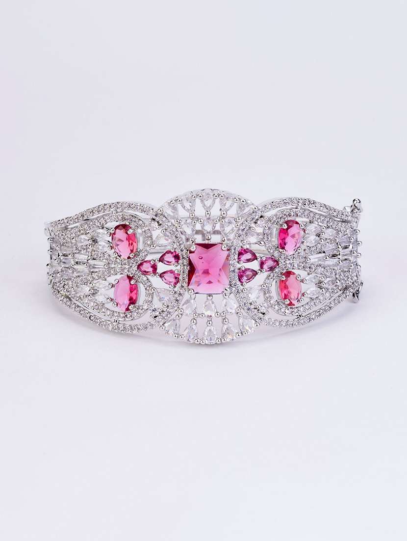 women cubic zirconia kada bracelet - 22271820 -  Standard Image - 1