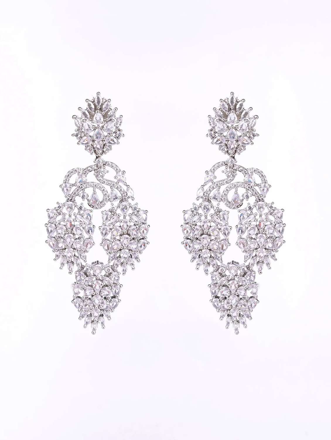 women white brass drop earring - 22271840 -  Standard Image - 1