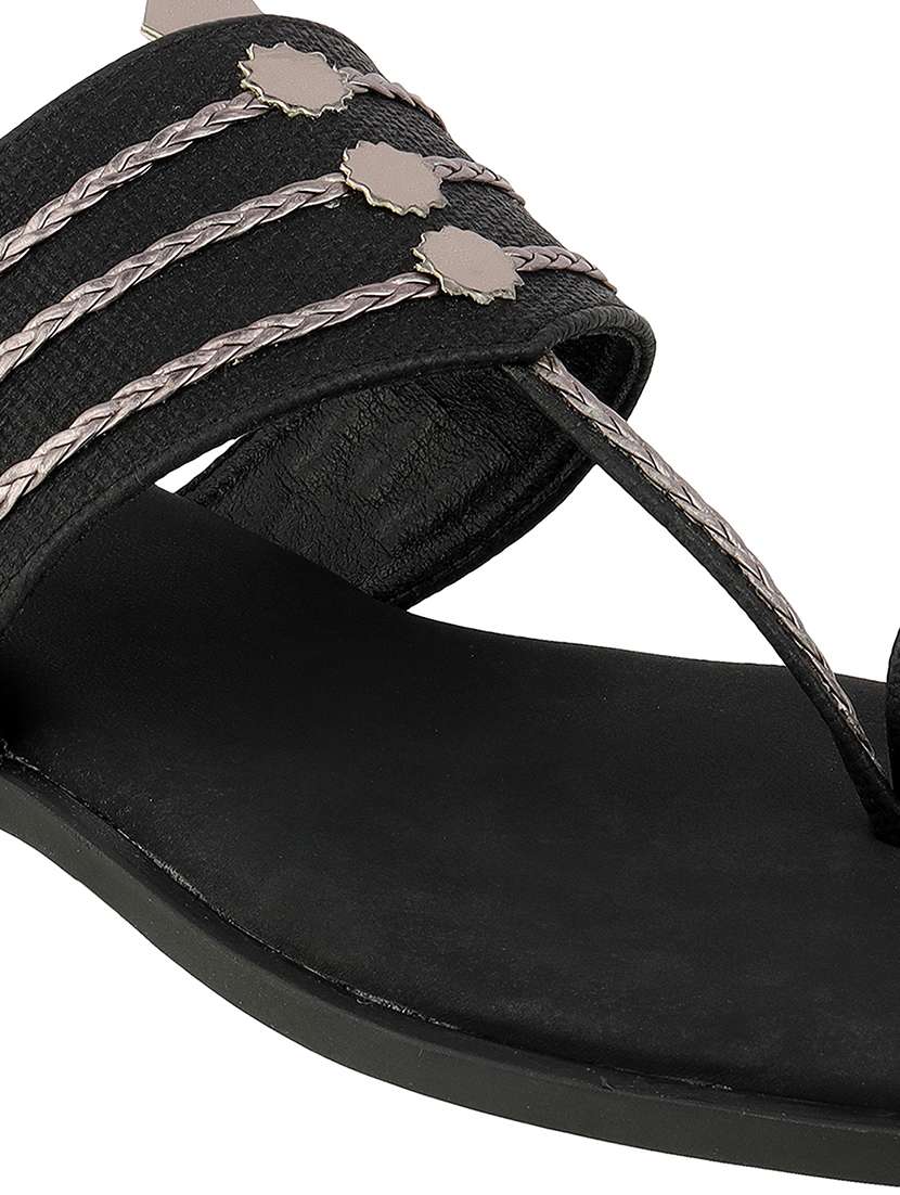 women embellished one toe flat sandal - 22271946 -  Standard Image - 6