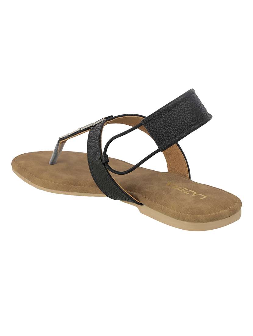 women embellished t-strap flat sandal - 22271948 -  Standard Image - 4