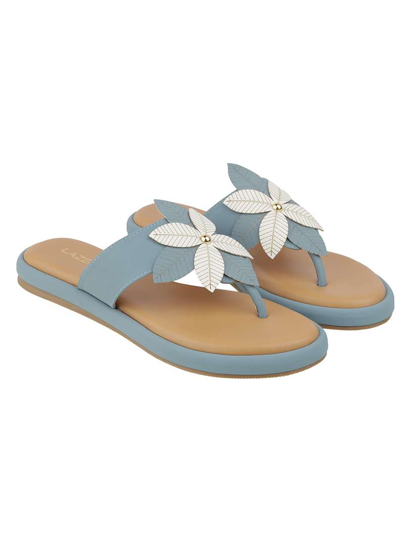 women solid slip on flat sandal - 22271950 -  Standard Image - 1