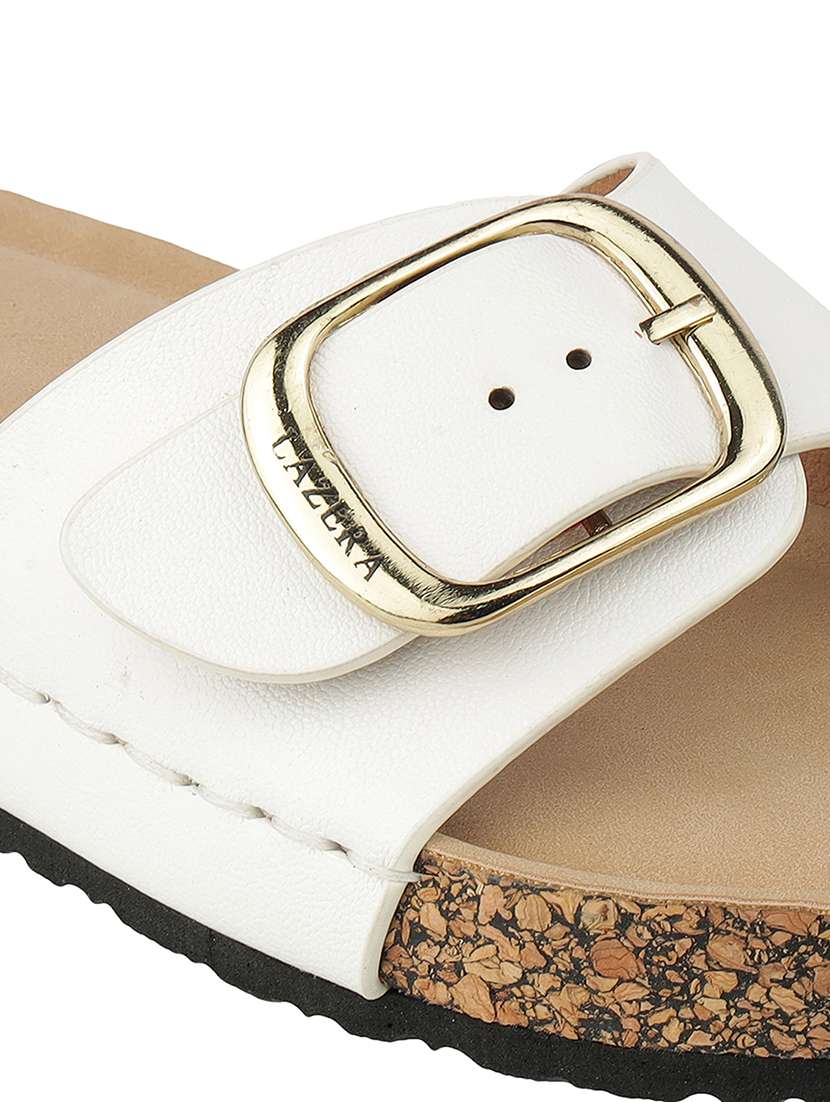 women solid slip on flat sandal - 22271954 -  Standard Image - 6