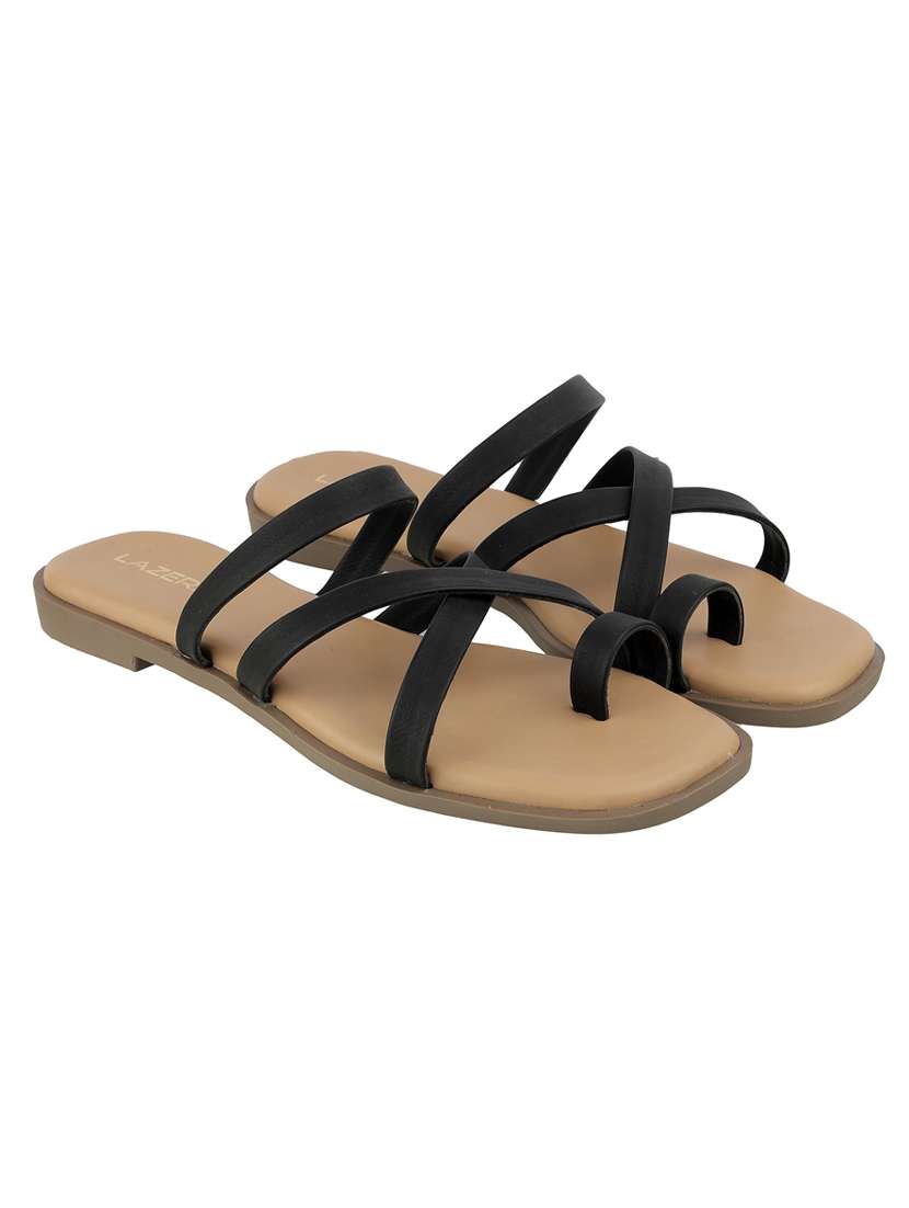 women solid toe separator flat sandal - 22271958 -  Standard Image - 1