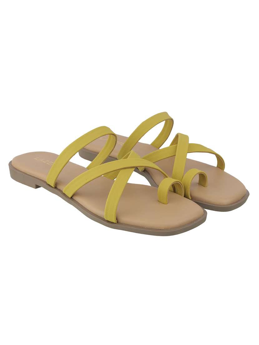 women solid toe separator flat sandal - 22271959 -  Standard Image - 1