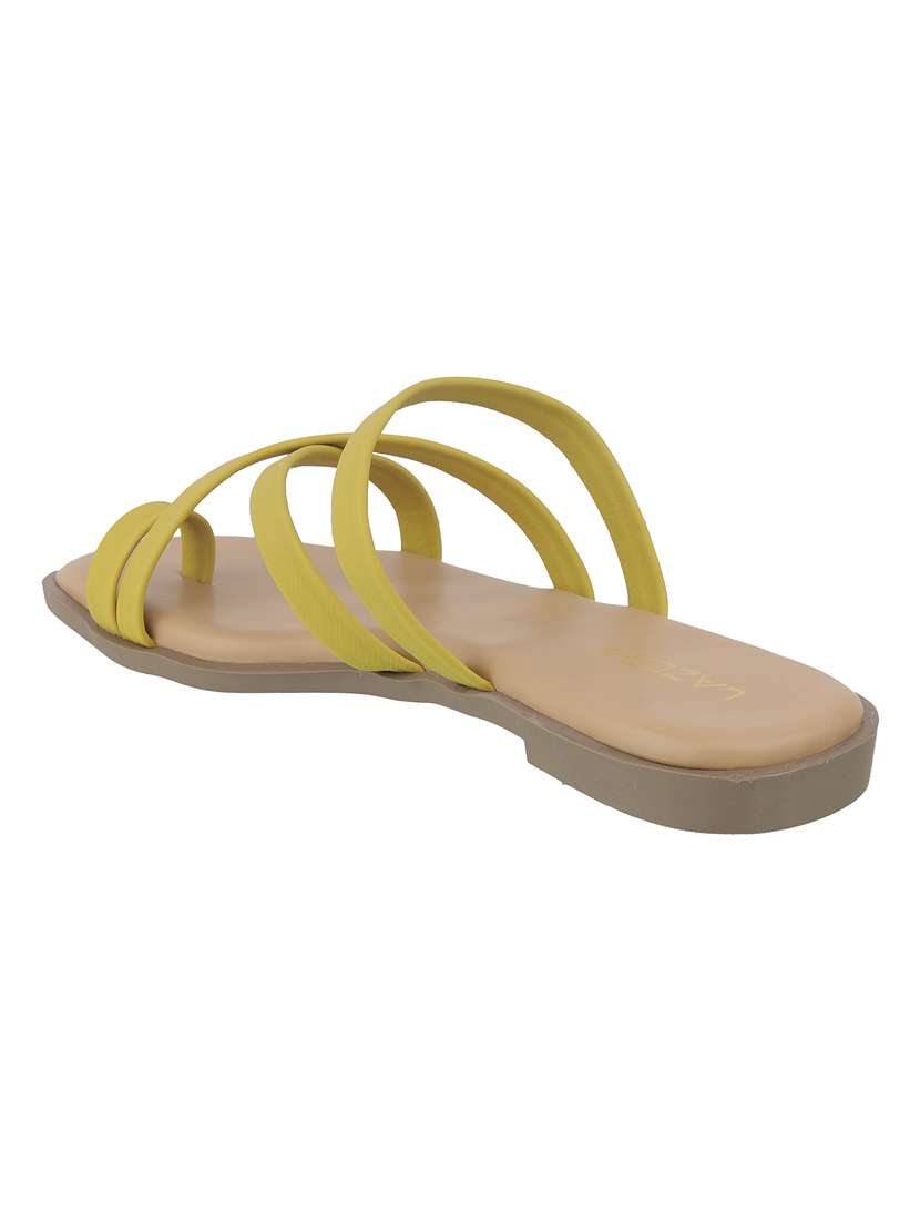 women solid toe separator flat sandal - 22271959 -  Standard Image - 4