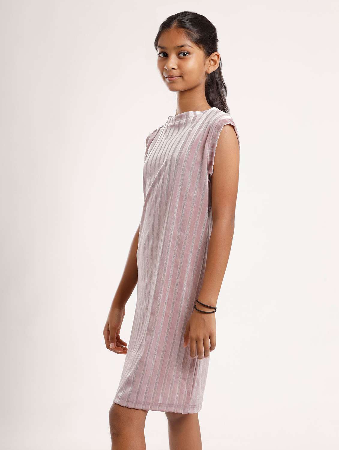 girls self designed sleeveless sheath dress - 22271977 -  Standard Image - 1