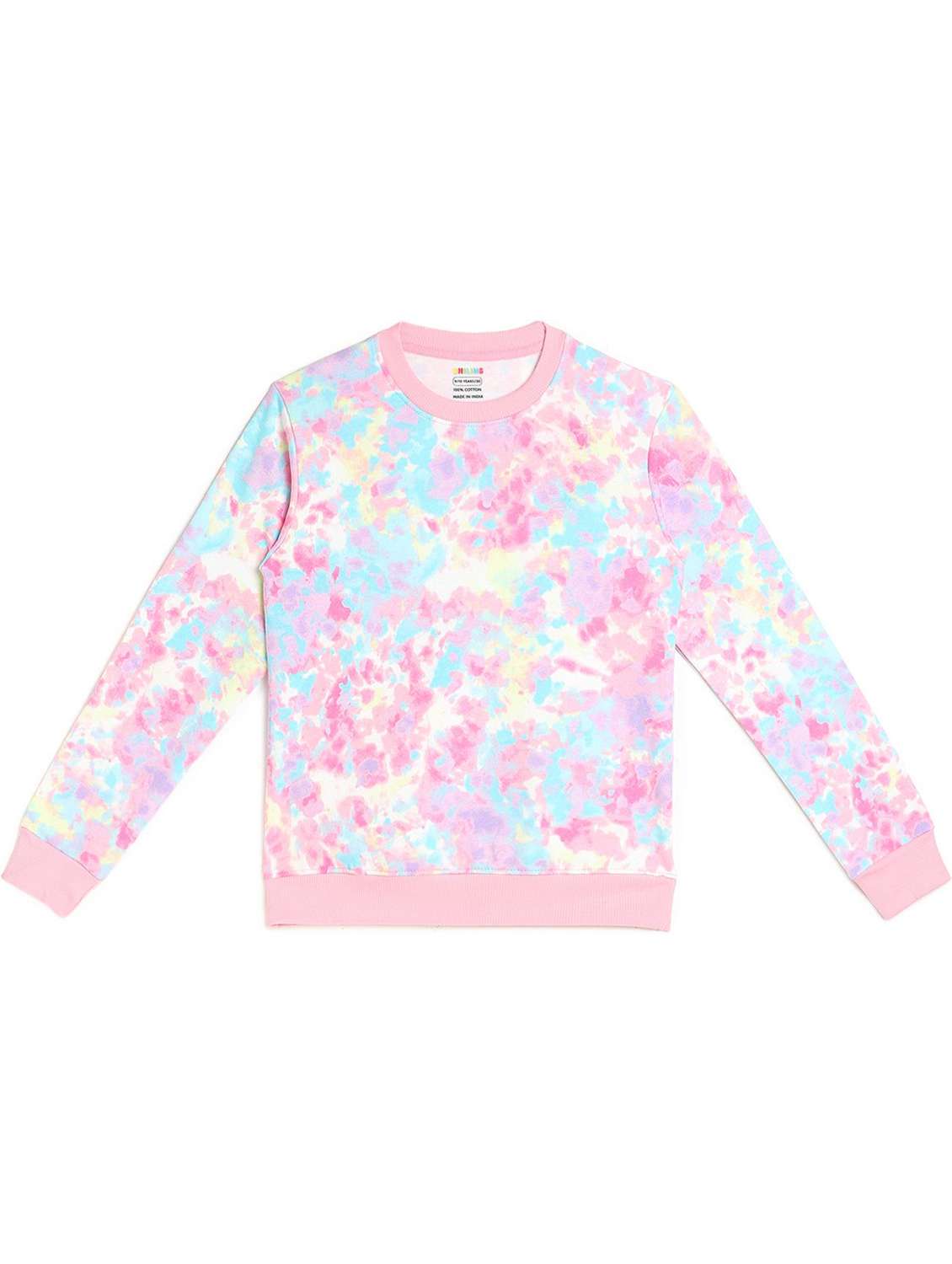 girls printed long sleeve sweatshirt - 22272003 -  Standard Image - 1