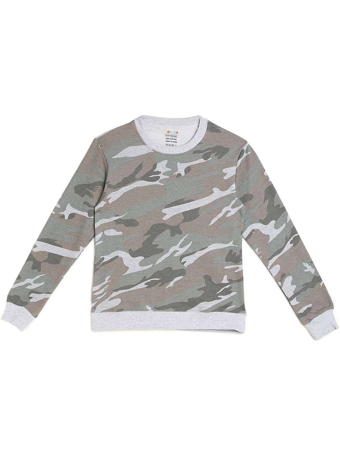 boys printed long sleeve sweatshirt - 22272004 -  Standard Image - 1