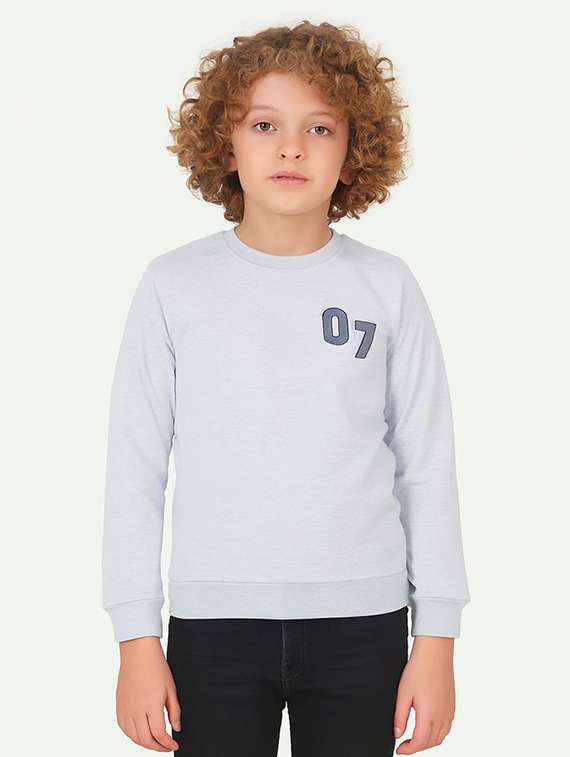 boys printed long sleeve sweatshirt