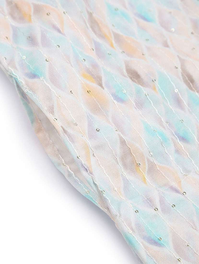 boys printed long sleeve straight kurta - 22272023 -  Standard Image - 4