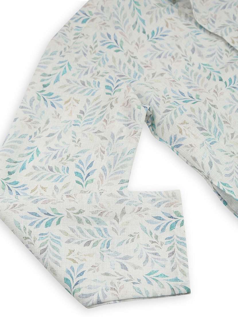 boys printed long sleeve straight kurta - 22272029 -  Standard Image - 4