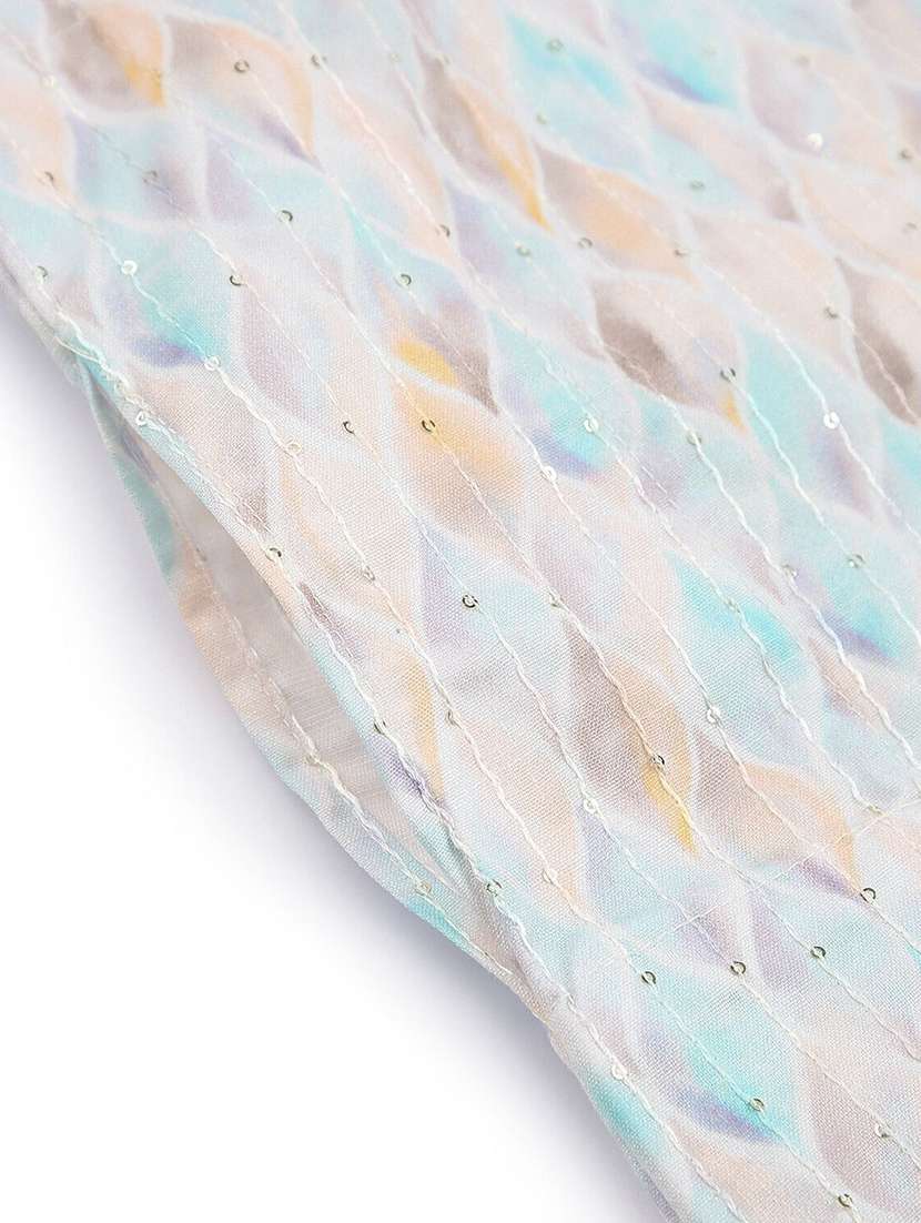 boys printed long sleeve straight kurta - 22272030 -  Standard Image - 4