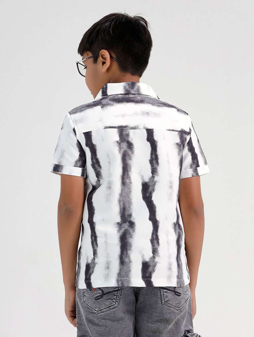 boys printed collared short sleeve shirt - 22272086 -  Standard Image - 1