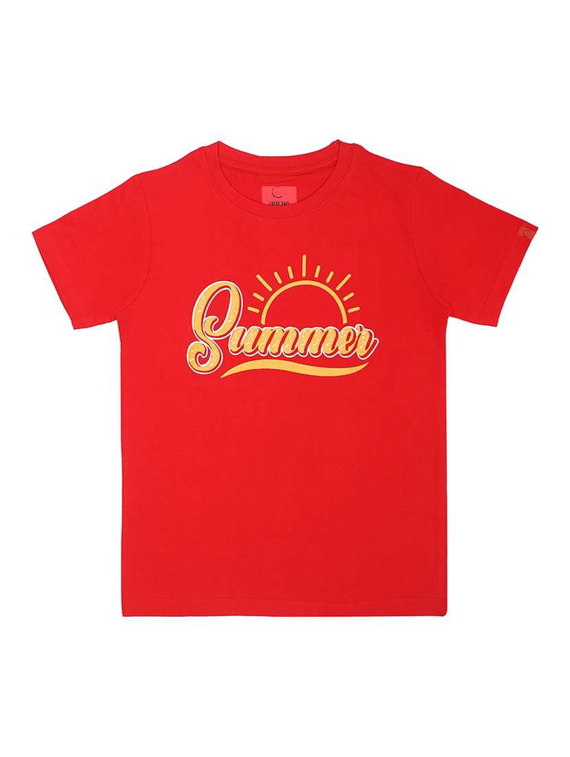 kids printed short sleeve t-shirt and shorts set - 22272146 -  Standard Image - 1