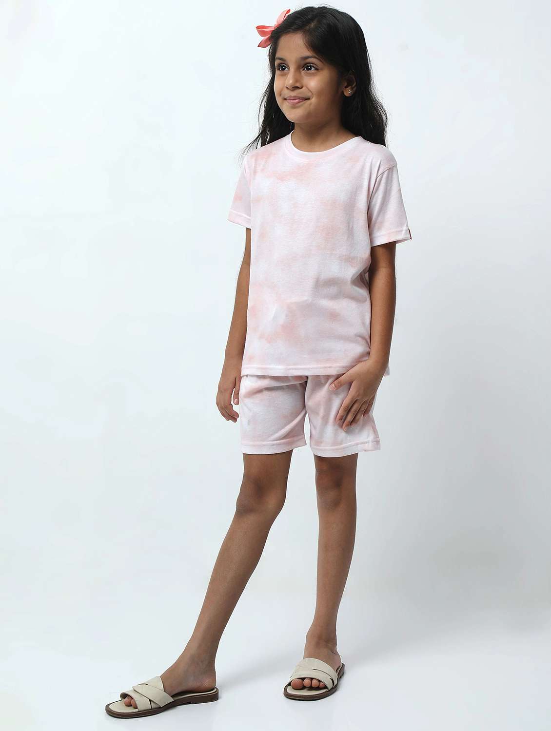girls printed t-shirt and short set - 22272158 -  Standard Image - 1