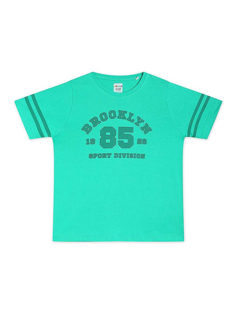 girls printed short sleeve t-shirt and jogger set - 22272187 -  Standard Image - 1