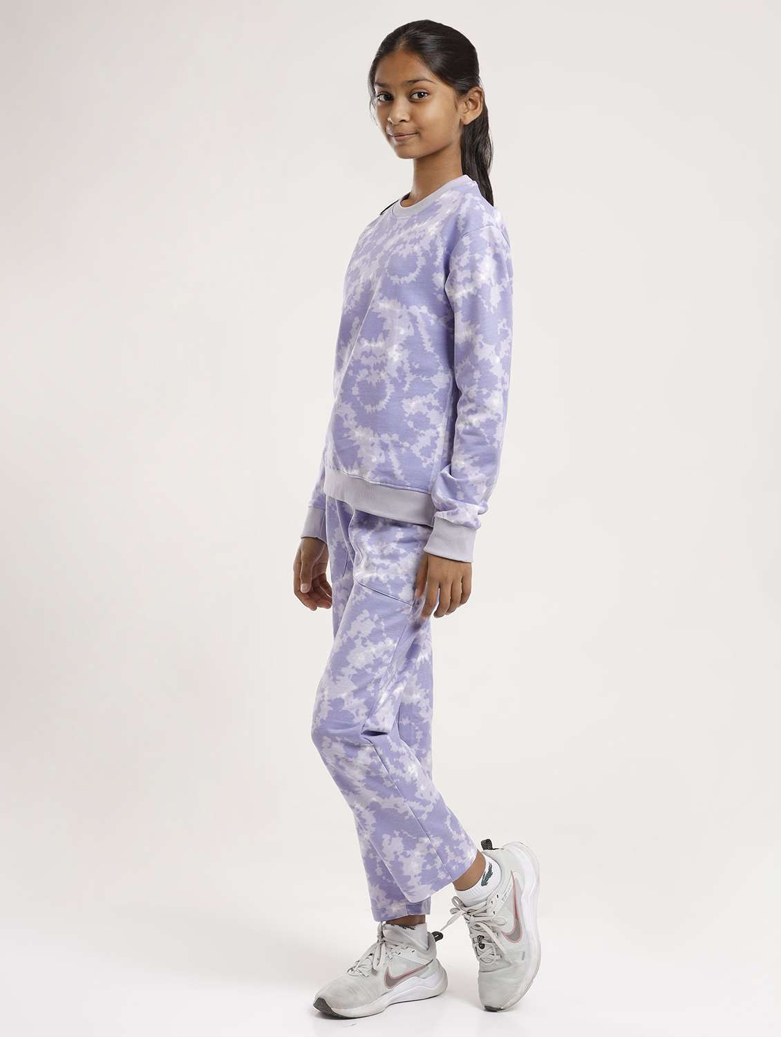 girls printed long sleeve full length set - 22272192 -  Standard Image - 1