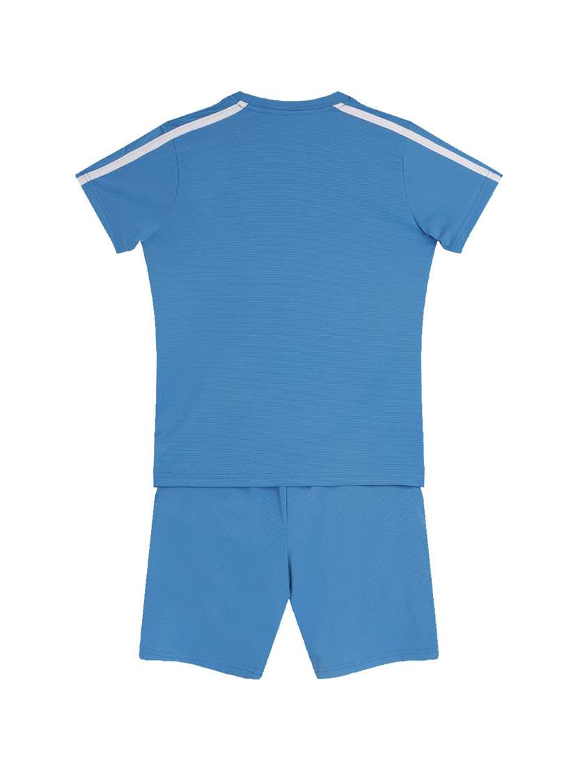 girls solid t-shirt and short set - 22272197 -  Standard Image - 1
