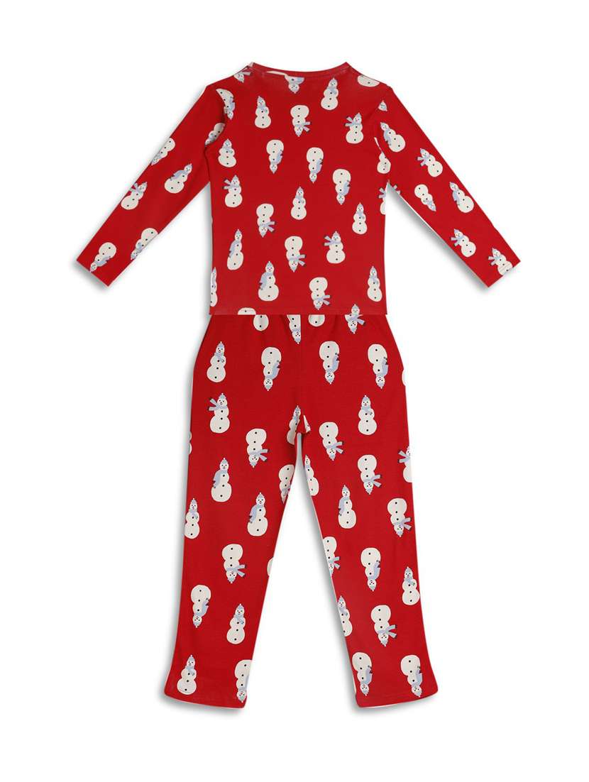 girls printed long sleeve full length set - 22272200 -  Standard Image - 1