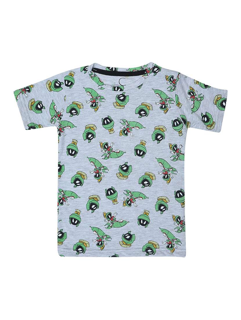 kids printed short sleeve t-shirt and shorts set - 22272205 -  Standard Image - 1