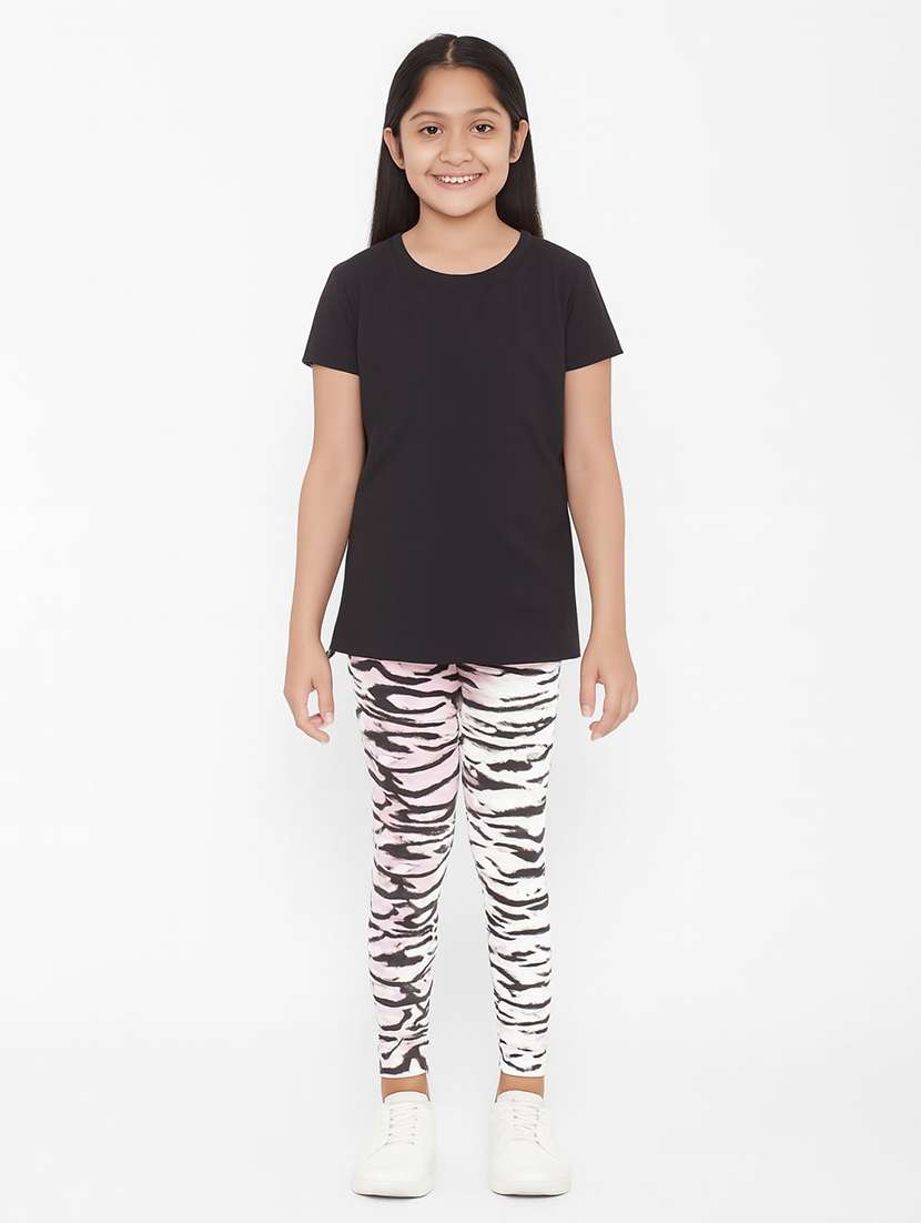 Boys Printed Mid Rise Legging - 22272297 -  Standard Image - 1