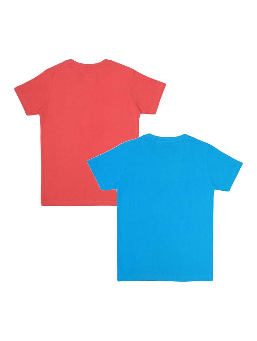 boys pack of 2 printed short sleeve t-shirt - 22272313 -  Standard Image - 1