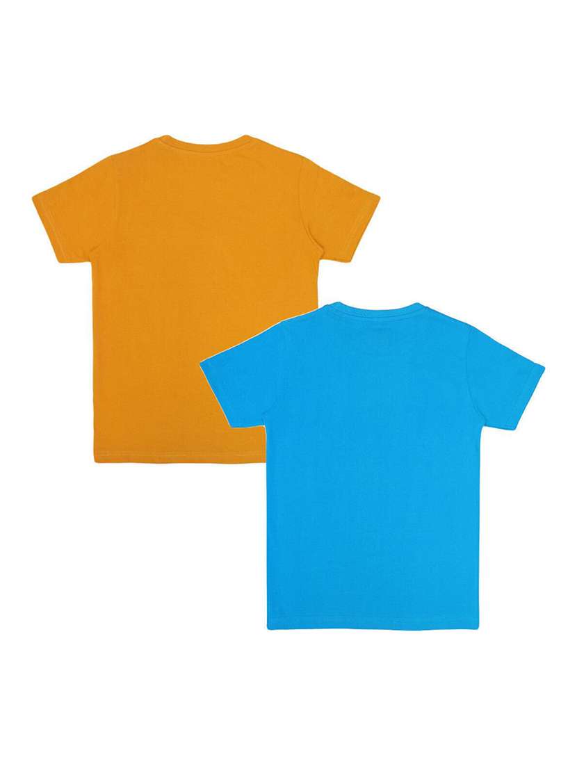 boys pack of 2 printed short sleeve t-shirt - 22272318 -  Standard Image - 1