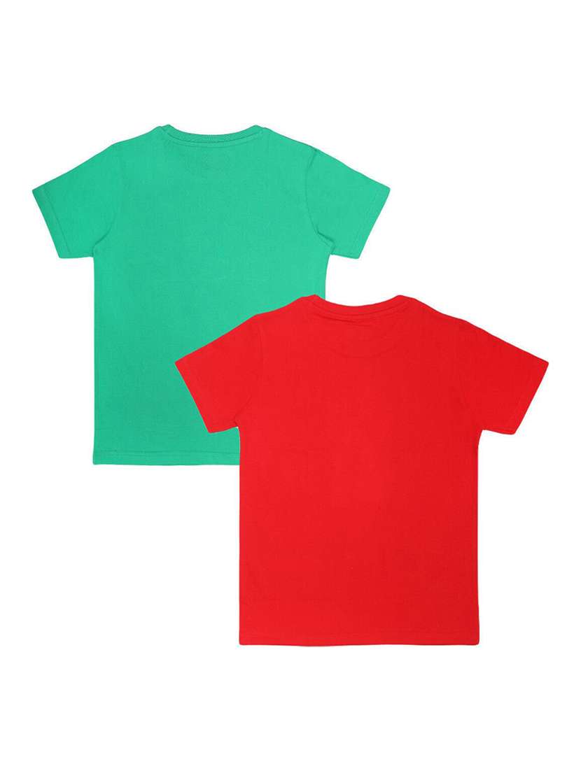 boys pack of 2 printed short sleeve t-shirt - 22272321 -  Standard Image - 1