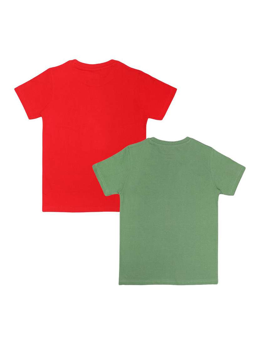 boys pack of 2 printed short sleeve t-shirt - 22272323 -  Standard Image - 1