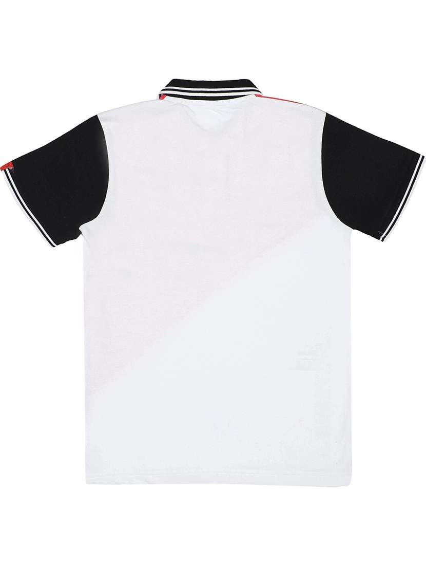 boys color blocked short sleeve polo t-shirt - 22272331 -  Standard Image - 1