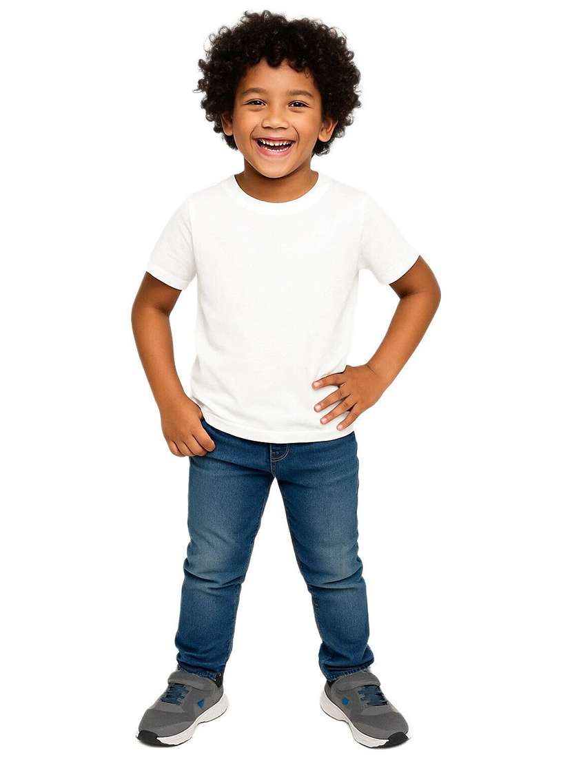 boys solid short sleeve t-shirt combo - 22272341 -  Standard Image - 1