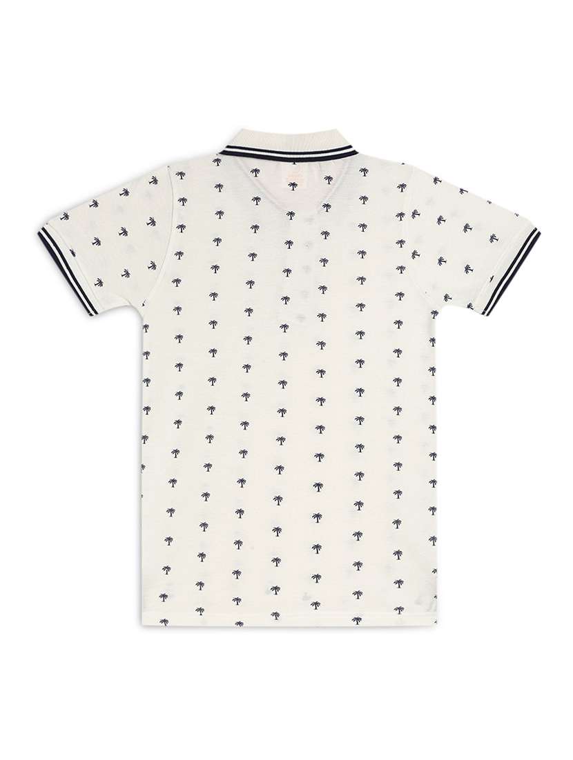 boys printed short sleeve polo t-shirt - 22272359 -  Standard Image - 1