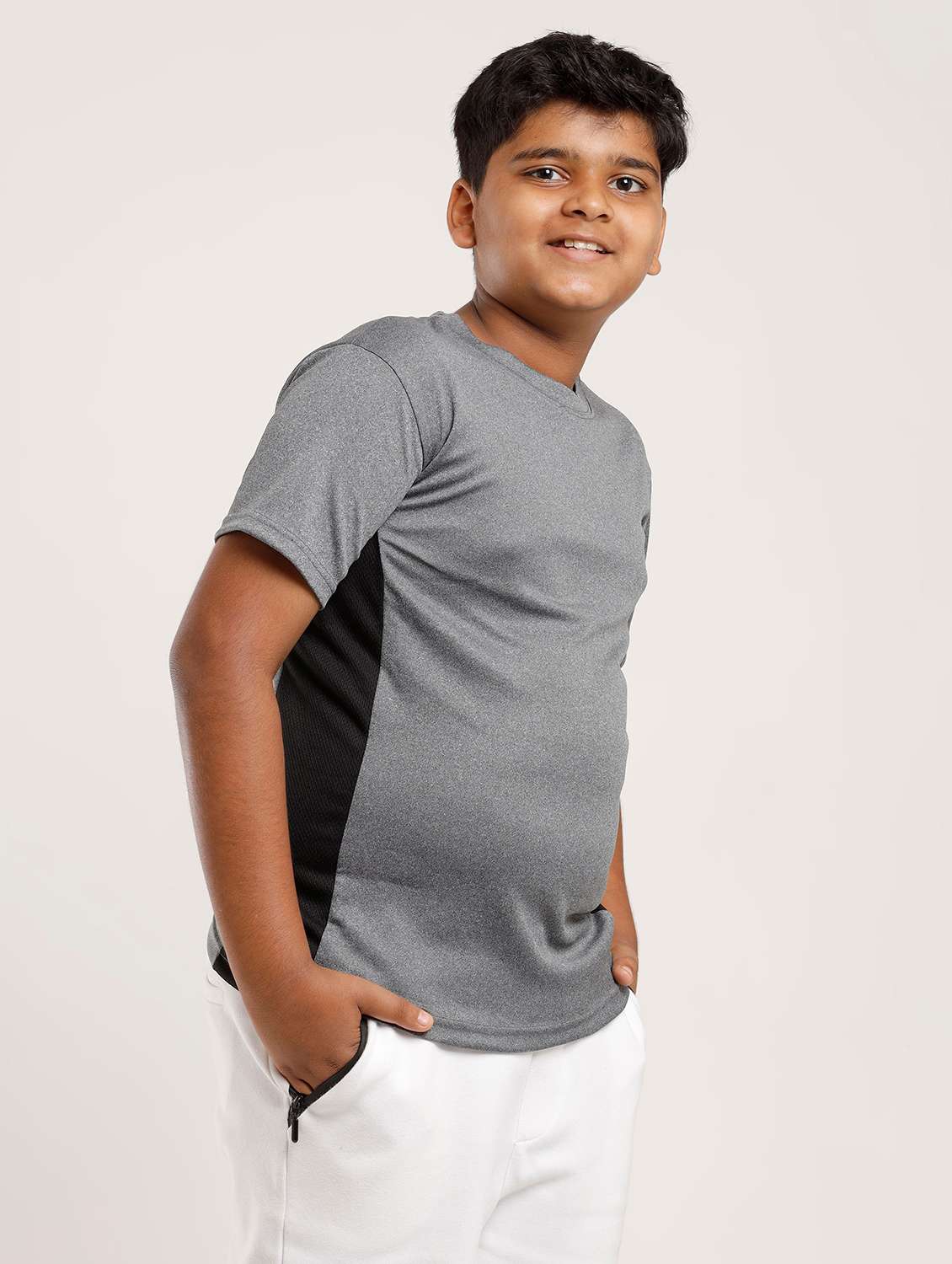 boys solid short sleeve t-shirt - 22272377 -  Standard Image - 1