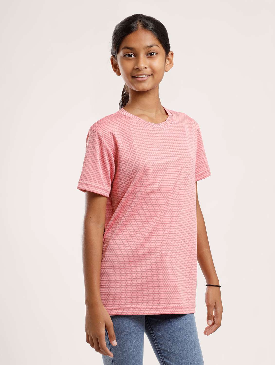 girls solid short sleeve tee - 22272383 -  Standard Image - 1