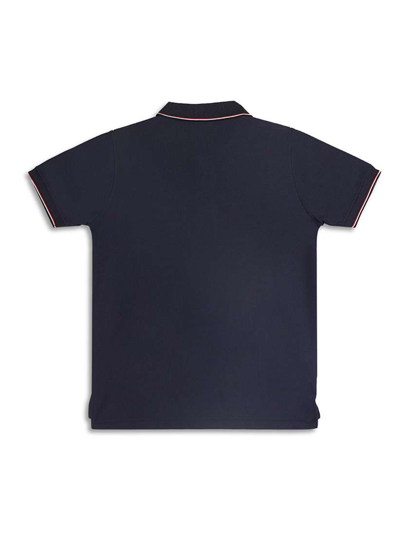 boys solid short sleeve polo t-shirt - 22272390 -  Standard Image - 1
