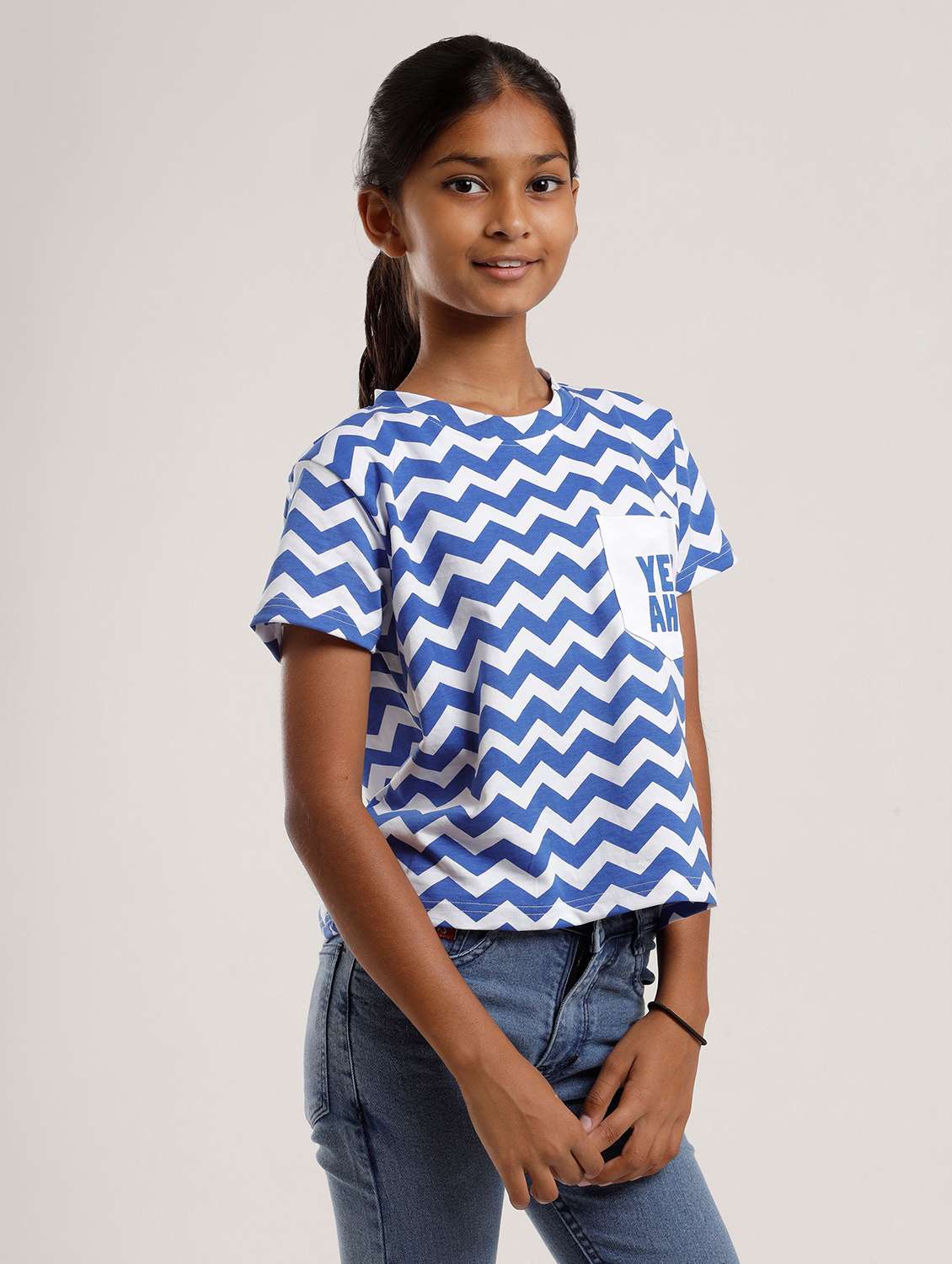 girls printed short sleeve tee - 22272408 -  Standard Image - 1
