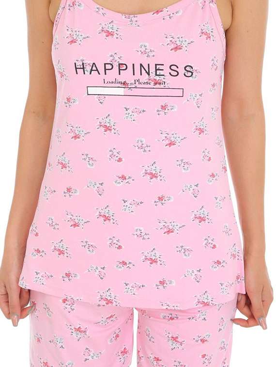 women printed nightwear shorts set - 22272511 -  Standard Image - 4