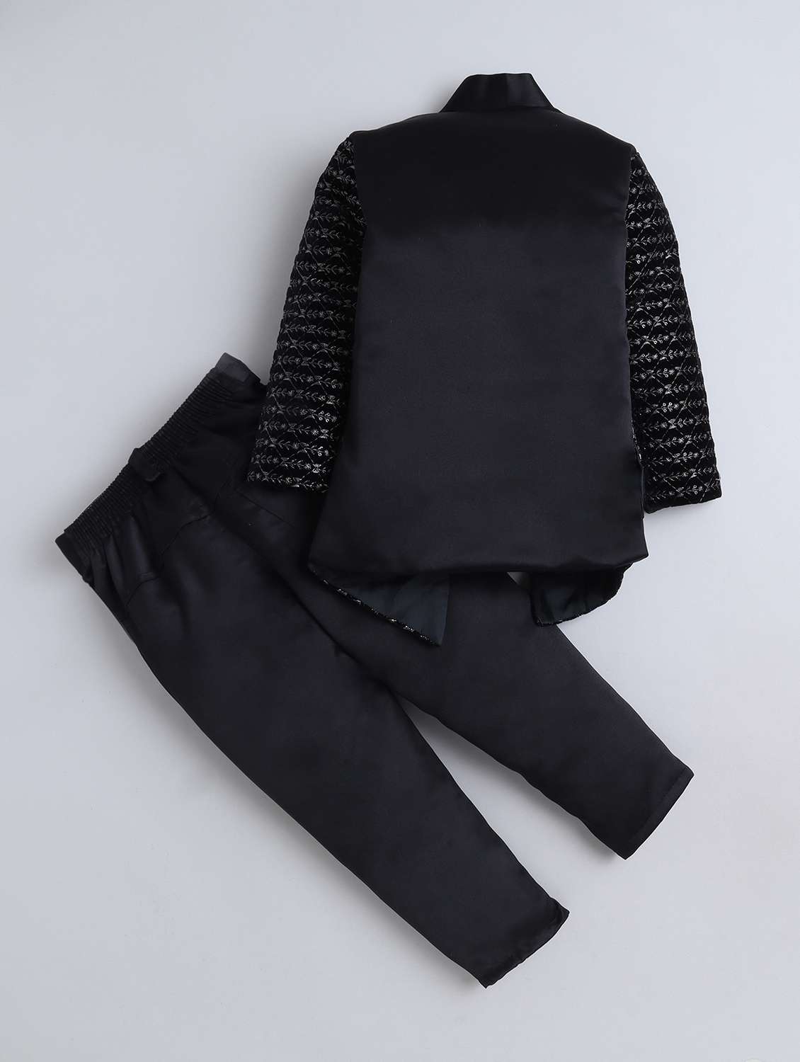 boys embroidered long sleeve sherwani set - 22272679 -  Standard Image - 1