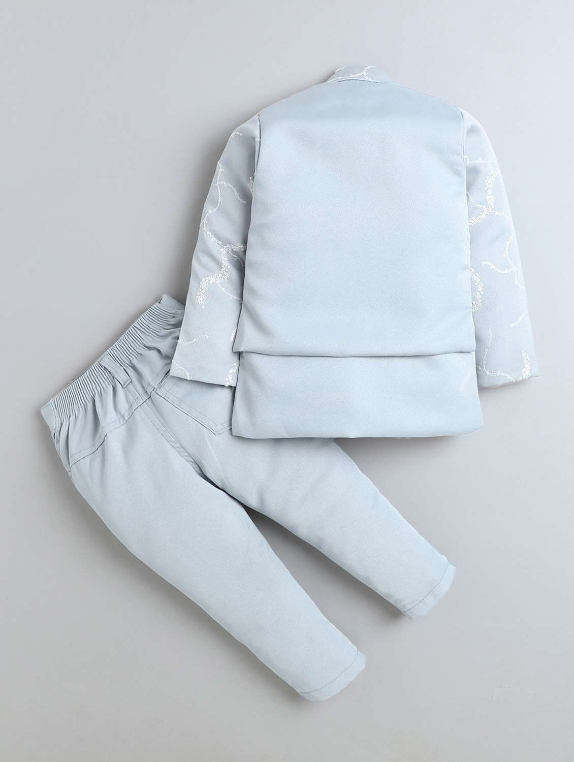 boys embroidered long sleeve sherwani set - 22272691 -  Standard Image - 1