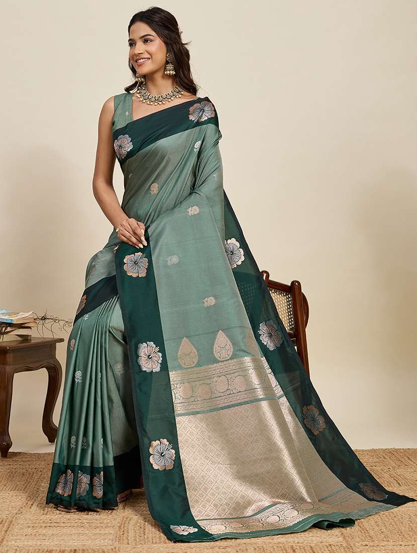 women self design banarasi saree with blouse - 22272756 -  Standard Image - 1