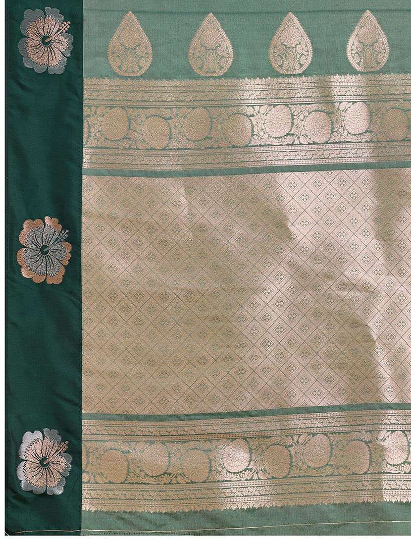 women self design banarasi saree with blouse - 22272756 -  Standard Image - 6