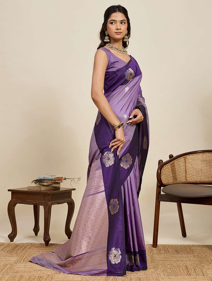 women self design banarasi saree with blouse - 22272757 -  Standard Image - 1