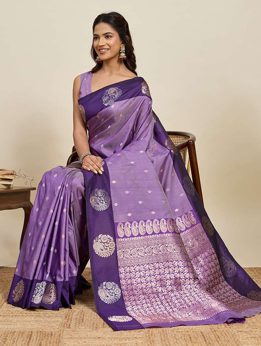 women self design banarasi saree with blouse - 22272761 -  Standard Image - 1