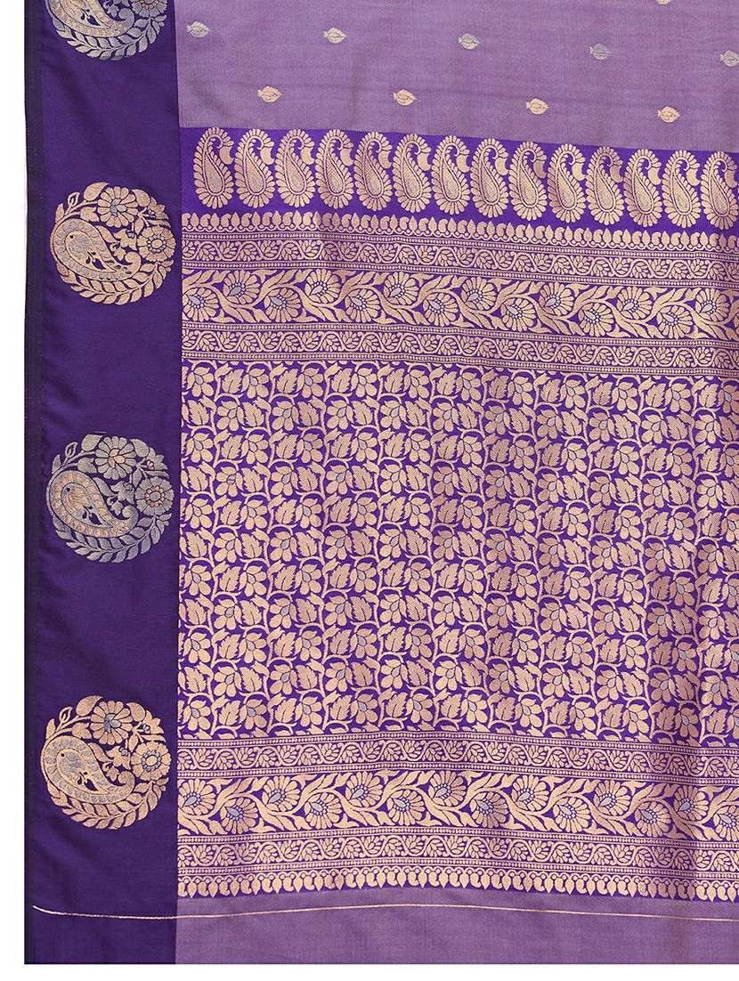 women self design banarasi saree with blouse - 22272761 -  Standard Image - 6