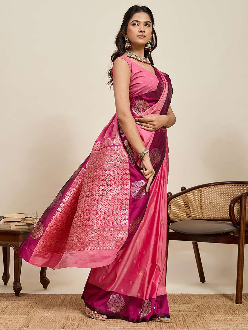 women self design banarasi saree with blouse - 22272762 -  Standard Image - 1